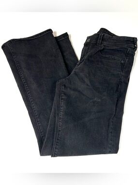 American Eagle Women’s Size 10 Kick Bootcut Jeans Black Level Stretch #4188